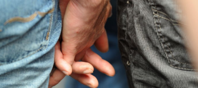 close up of hands holding
