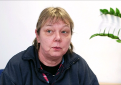 still from film: Di talks about how MindOut helped her