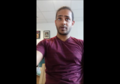 still from the video of mohammad talking about mindout